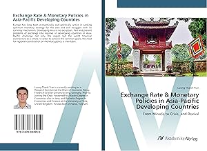 Imagen del vendedor de Exchange Rate & Monetary Policies in Asia-Pacific Developing Countries a la venta por moluna