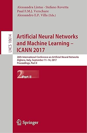 Bild des Verkufers fr Artificial Neural Networks and Machine Learning -- ICANN 2017 zum Verkauf von moluna