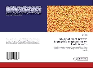 Imagen del vendedor de Study of Plant Growth Promoting mechanisms on lentil isolates a la venta por moluna