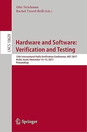 Immagine del venditore per Hardware and Software: Verification and Testing venduto da moluna