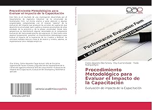 Bild des Verkufers fr Procedimiento Metodolgico para Evaluar el Impacto de la Capacitacin zum Verkauf von moluna