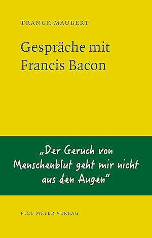 Bild des Verkufers fr Gespraeche mit Francis Bacon zum Verkauf von moluna