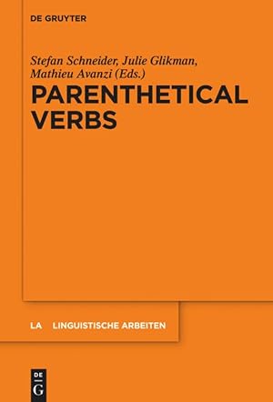 Seller image for Parenthetical Verbs for sale by moluna