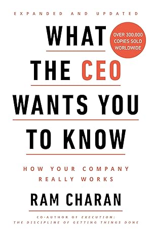 Imagen del vendedor de What the CEO Wants You to Know a la venta por moluna