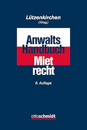 Bild des Verkufers fr Anwalts-Handbuch Mietrecht zum Verkauf von moluna