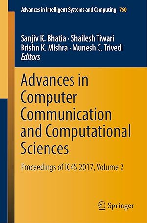 Seller image for Advances in Computer Communication and Computational Sciences for sale by moluna