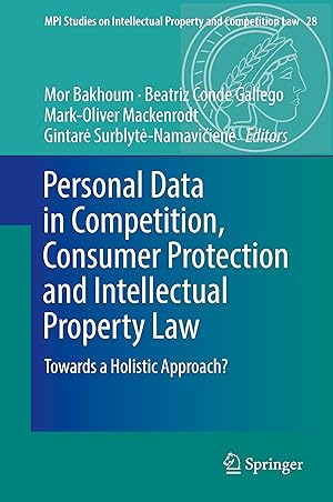 Seller image for Personal Data in Competition, Consumer Protection and Intellectual Property Law for sale by moluna