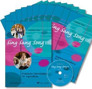 Bild des Verkufers fr Sing Sang Song III, Chorleiterband + Chorpartitur (10 Exemplare) + Audio-CD (Paket). Bd.3 zum Verkauf von moluna