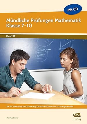 Bild des Verkufers fr Mndliche Prfungen Mathematik - Klasse 7-10 zum Verkauf von moluna