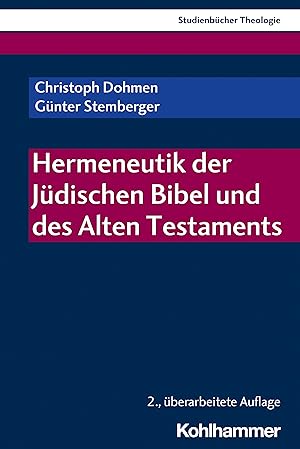 Seller image for Hermeneutik der Jdischen Bibel und des Alten Testaments for sale by moluna