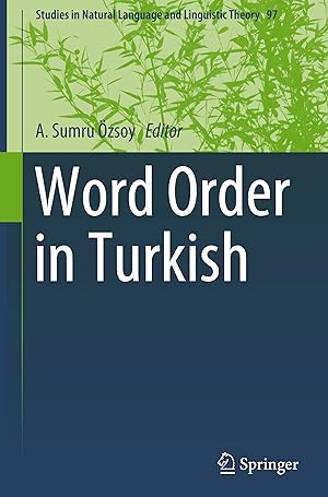 Seller image for Word Order in Turkish for sale by moluna