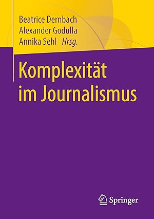 Seller image for Komplexitaet im Journalismus for sale by moluna