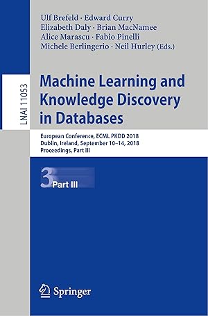 Bild des Verkufers fr Machine Learning and Knowledge Discovery in Databases zum Verkauf von moluna