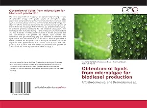 Imagen del vendedor de Obtention of lipids from microalgae for biodiesel production a la venta por moluna