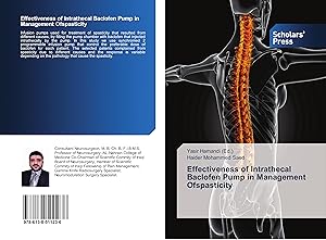 Imagen del vendedor de Effectiveness of Intrathecal Baclofen Pump in Management Ofspasticity a la venta por moluna