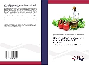 Seller image for Obtencin de aceite comestible a partir de la semilla de maracuy for sale by moluna