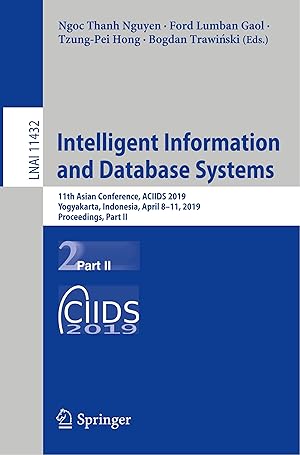 Imagen del vendedor de Intelligent Information and Database Systems a la venta por moluna