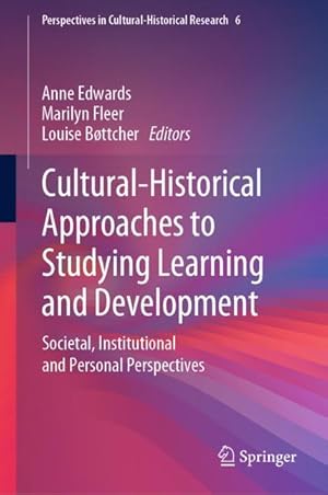 Seller image for Cultural-Historical Approaches to Studying Learning and Development for sale by moluna