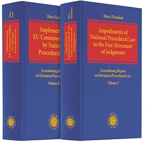 Bild des Verkufers fr Impediments of National Procedural Law to the Free Movement of Judgments + Implementing EU Consumer Rights by National Procedural Law zum Verkauf von moluna