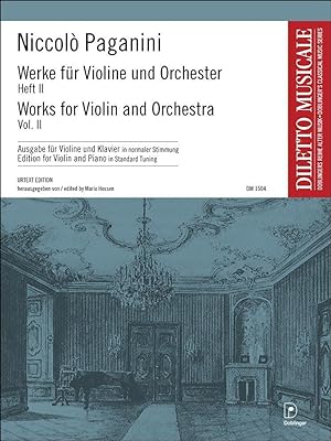 Image du vendeur pour Werke fr Violine und Orchester (Normalstimmung). H.2 mis en vente par moluna