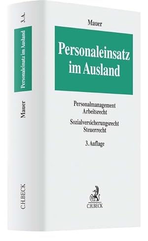 Imagen del vendedor de Personaleinsatz im Ausland a la venta por moluna