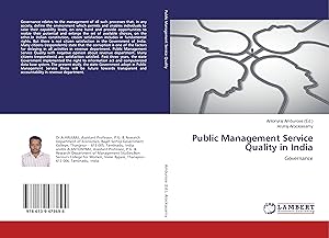 Bild des Verkufers fr Public Management Service Quality in India zum Verkauf von moluna