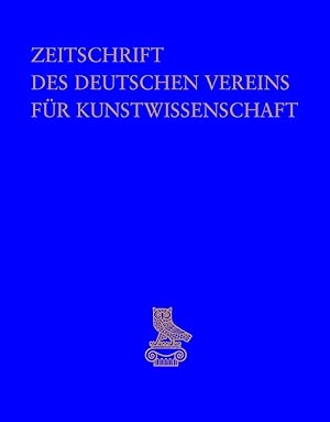 Bild des Verkufers fr Zeitschrift des Deutschen Vereins fr Kunstwissenschaft zum Verkauf von moluna