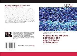 Imagen del vendedor de lgebras de Hilbert acotadas con operaciones adicionales a la venta por moluna
