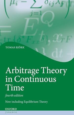Immagine del venditore per Arbitrage Theory in Continuous Time venduto da moluna