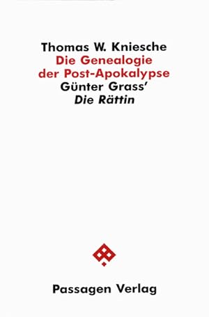 Bild des Verkufers fr Die Genealogie der Post-Apokalypse, Gnter Grass\ Die Raettin zum Verkauf von moluna
