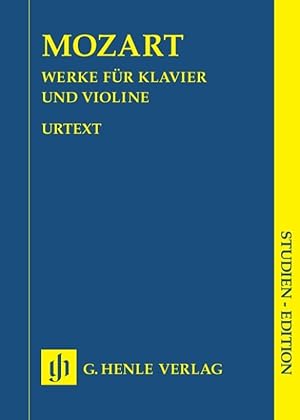 Image du vendeur pour Werke f ¼r Klavier und Violine, Partitur mis en vente par moluna