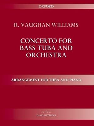 Imagen del vendedor de Vaughan Williams, R: Concerto for bass tuba and orchestra a la venta por moluna