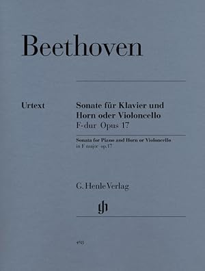 Bild des Verkufers fr Sonate F-Dur op.17 fr Klavier und Horn (oder Violoncello) zum Verkauf von moluna