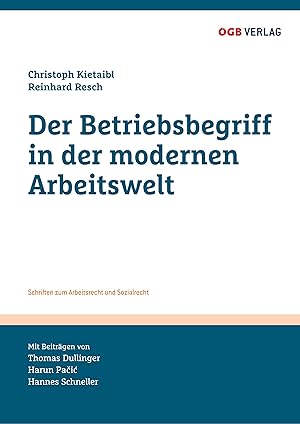 Seller image for Der Betriebsbegriff in der modernen Arbeitswelt for sale by moluna