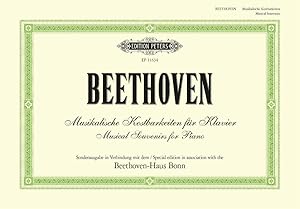 Imagen del vendedor de Musikalische Kostbarkeiten fr Klavier  Musical Souvenirs for Piano -Sonderausgabe in Verbindung mit dem / Special edition in association with the Beethoven-Haus Bonn- (mit farbigen Abbildungen und Einfhrungstexten) a la venta por moluna