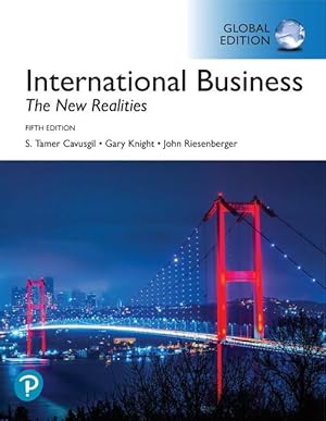Bild des Verkufers fr International Business: The New Realities, Global Edition zum Verkauf von moluna