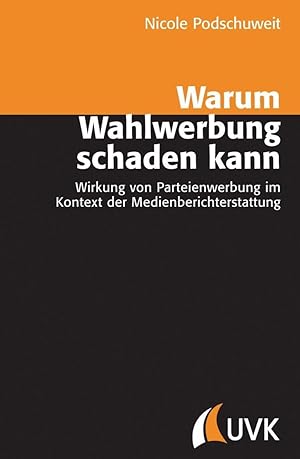 Immagine del venditore per Warum Wahlwerbung schaden kann venduto da moluna