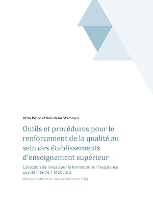 Seller image for Outils et procdures pour le renforcement de la qualit au sein des tablissements d\ enseignement suprieur for sale by moluna