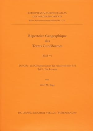 Bild des Verkufers fr Repertoire Geographique des Textes Cuneiformes. Tl.1 zum Verkauf von moluna