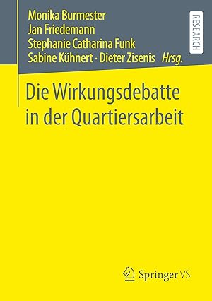 Seller image for Die Wirkungsdebatte in der Quartiersarbeit for sale by moluna