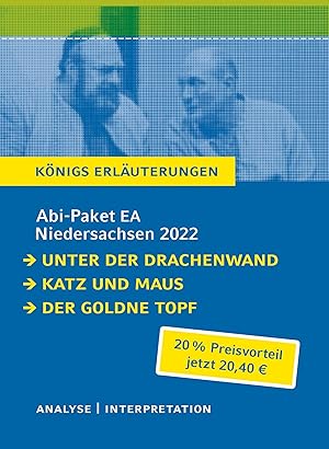 Seller image for Abitur Deutsch Niedersachsen 2022 EA - Koenigs Erlaeuterungen-Paket for sale by moluna