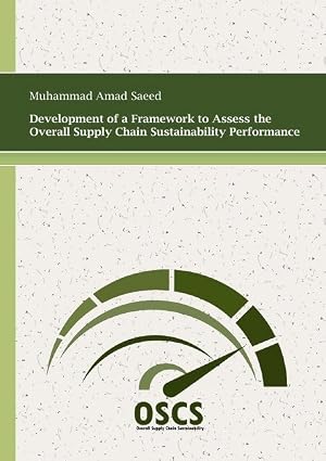 Imagen del vendedor de Development of a Framework to Assess the Overall Supply Chain Sustainability Performance a la venta por moluna