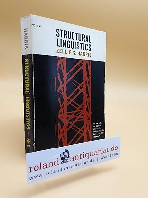 Bild des Verkufers fr Methods in structural linguistics zum Verkauf von Roland Antiquariat UG haftungsbeschrnkt