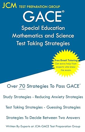 Image du vendeur pour GACE Special Education Mathematics and Science - Test Taking Strategies mis en vente par moluna