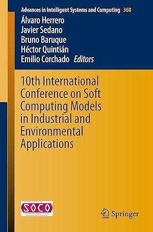 Bild des Verkufers fr 10th International Conference on Soft Computing Models in Industrial and Environmental Applications zum Verkauf von moluna