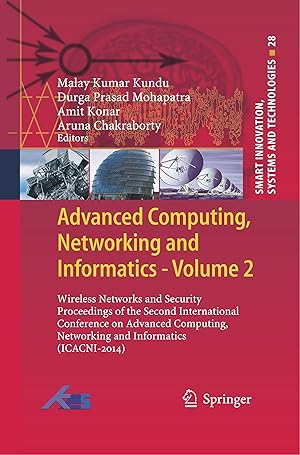 Imagen del vendedor de Advanced Computing, Networking and Informatics- Volume 2 a la venta por moluna