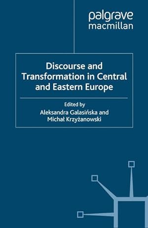 Seller image for Discourse and Transformation in Central and Eastern Europe for sale by moluna