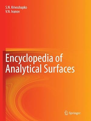 Seller image for Encyclopedia of Analytical Surfaces for sale by moluna
