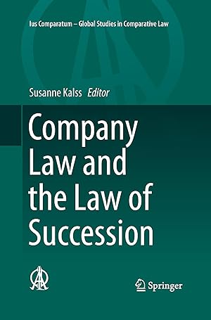 Bild des Verkufers fr Company Law and the Law of Succession zum Verkauf von moluna