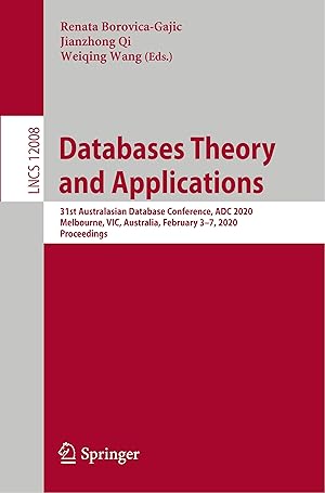 Immagine del venditore per Databases Theory and Applications venduto da moluna